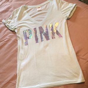Victoria’s Secret pink shirt